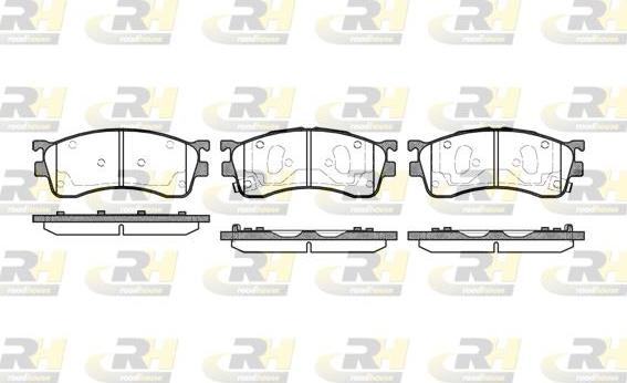 Roadhouse 2415.52 - Kit pastiglie freno, Freno a disco autozon.pro