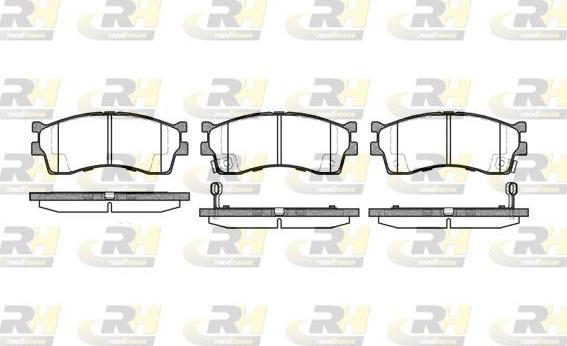 Roadhouse 2415.32 - Kit pastiglie freno, Freno a disco autozon.pro