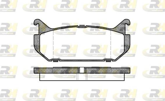 Roadhouse 2416.00 - Kit pastiglie freno, Freno a disco autozon.pro