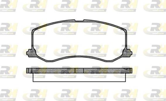 Roadhouse 2410.00 - Kit pastiglie freno, Freno a disco autozon.pro