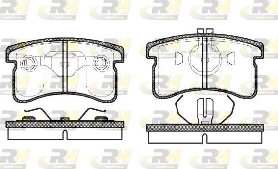 Roadhouse 2489.00 - Kit pastiglie freno, Freno a disco autozon.pro