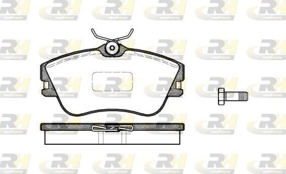 Roadhouse 2480.00 - Kit pastiglie freno, Freno a disco autozon.pro