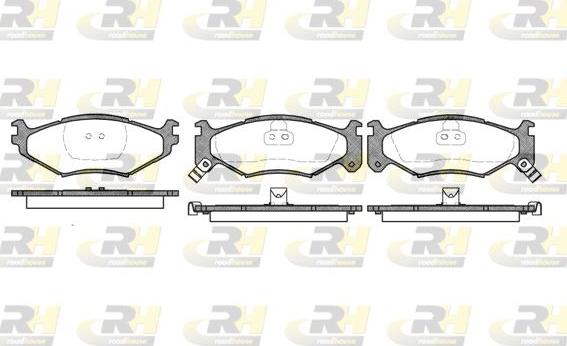 Roadhouse 2483.02 - Kit pastiglie freno, Freno a disco autozon.pro