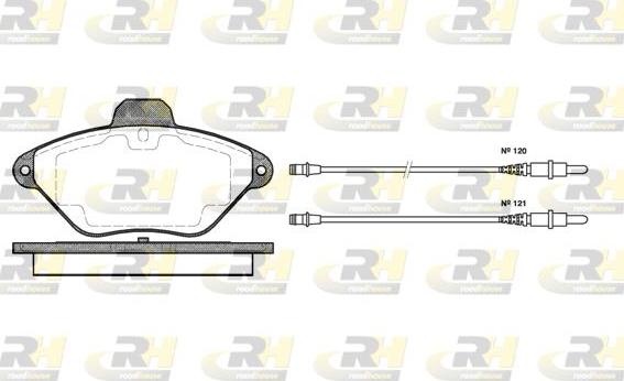 Roadhouse 2439.04 - Kit pastiglie freno, Freno a disco autozon.pro