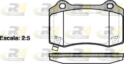 Roadhouse 2434.54 - Kit pastiglie freno, Freno a disco autozon.pro