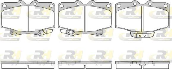 Roadhouse 2430.04 - Kit pastiglie freno, Freno a disco autozon.pro