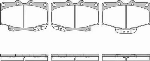 Alpha Brakes HKP-TY-056 - Kit pastiglie freno, Freno a disco autozon.pro