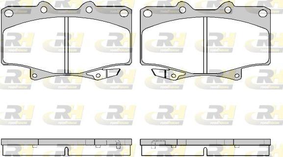 Roadhouse 2429.04 - Kit pastiglie freno, Freno a disco autozon.pro