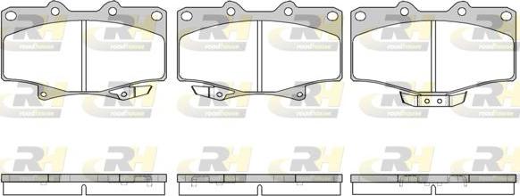 Roadhouse 2429.14 - Kit pastiglie freno, Freno a disco autozon.pro