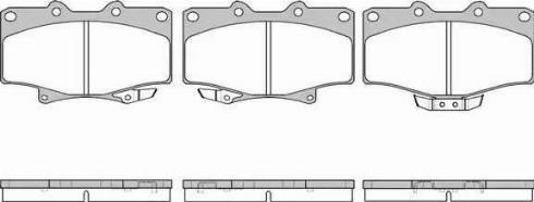 Alpha Brakes HKP-TY-071 - Kit pastiglie freno, Freno a disco autozon.pro