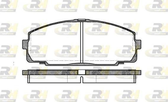 Roadhouse 2421.00 - Kit pastiglie freno, Freno a disco autozon.pro