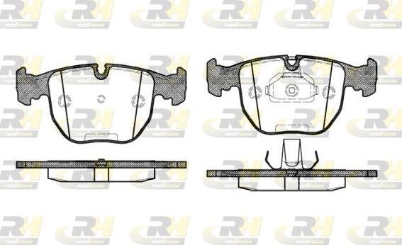 Roadhouse 2596.10 - Kit pastiglie freno, Freno a disco autozon.pro