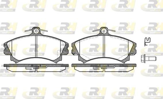 Roadhouse 2590.02 - Kit pastiglie freno, Freno a disco autozon.pro