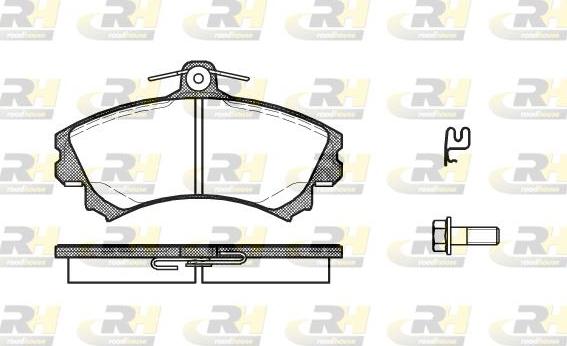 Roadhouse 2590.21 - Kit pastiglie freno, Freno a disco autozon.pro