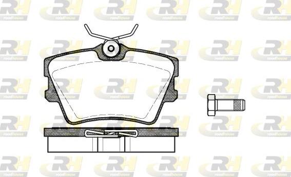 Roadhouse 2591.00 - Kit pastiglie freno, Freno a disco autozon.pro