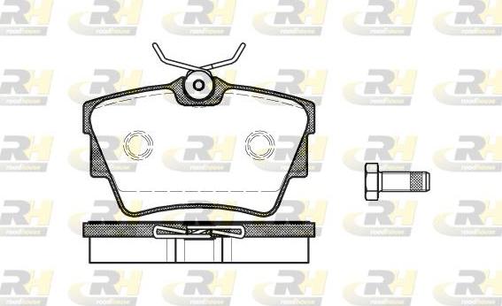 Roadhouse 2591.10 - Kit pastiglie freno, Freno a disco autozon.pro