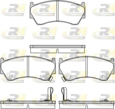 Roadhouse 2592.42 - Kit pastiglie freno, Freno a disco autozon.pro