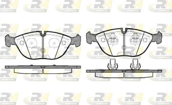 Roadhouse 2597.00 - Kit pastiglie freno, Freno a disco autozon.pro