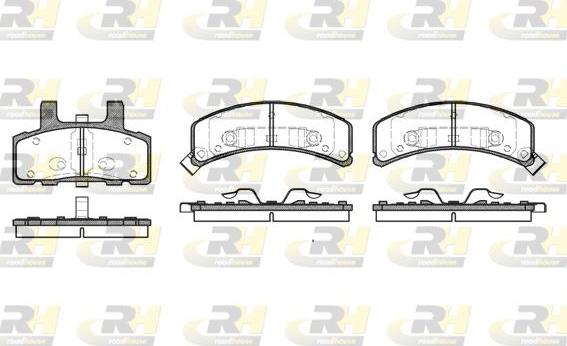 Roadhouse 2552.32 - Kit pastiglie freno, Freno a disco autozon.pro