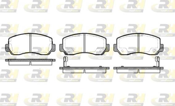 Roadhouse 2509.02 - Kit pastiglie freno, Freno a disco autozon.pro