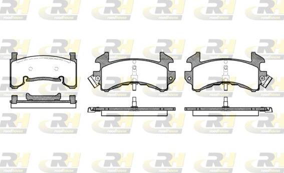 Roadhouse 2515.00 - Kit pastiglie freno, Freno a disco autozon.pro