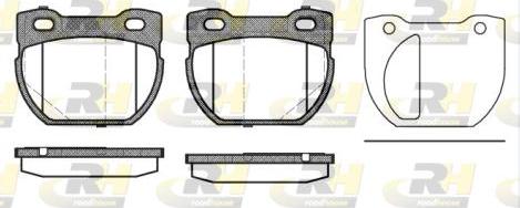 Roadhouse 2584.20 - Kit pastiglie freno, Freno a disco autozon.pro