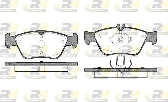 Roadhouse 2586.00 - Kit pastiglie freno, Freno a disco autozon.pro