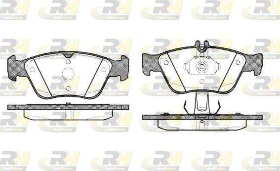 Roadhouse 2586.10 - Kit pastiglie freno, Freno a disco autozon.pro