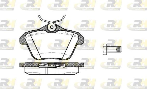 Roadhouse 2581.10 - Kit pastiglie freno, Freno a disco autozon.pro