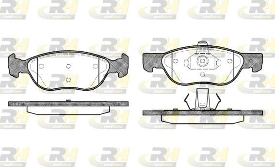 Roadhouse 2587.00 - Kit pastiglie freno, Freno a disco autozon.pro