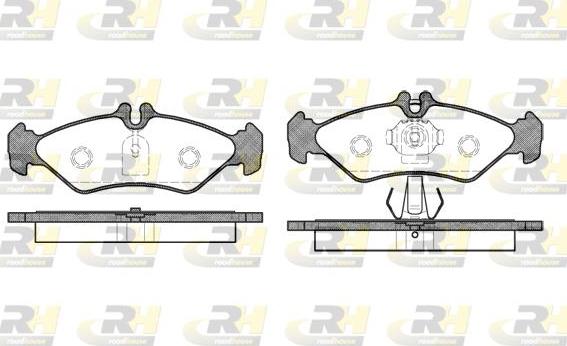 Roadhouse 2579.00 - Kit pastiglie freno, Freno a disco autozon.pro