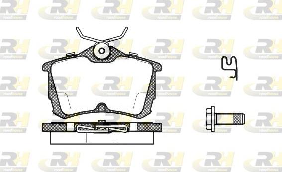 Roadhouse 2695.02 - Kit pastiglie freno, Freno a disco autozon.pro