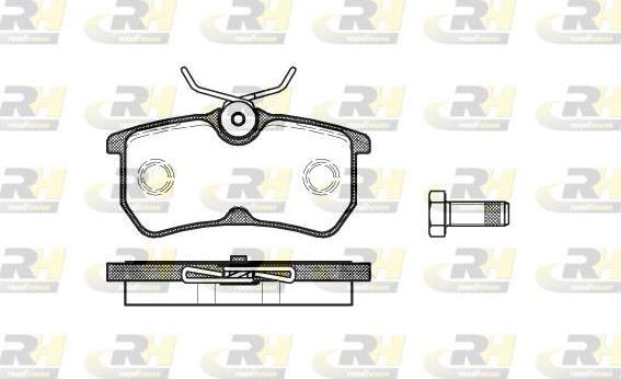 Roadhouse 2693.00 - Kit pastiglie freno, Freno a disco autozon.pro