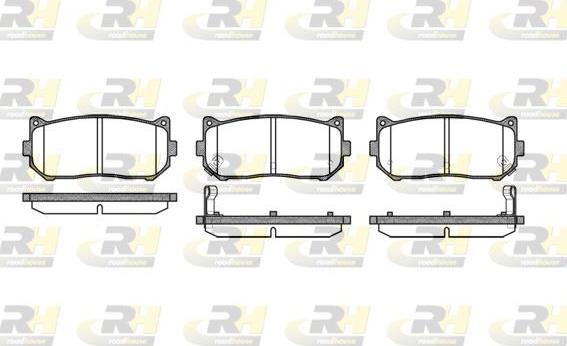 Roadhouse 2649.02 - Kit pastiglie freno, Freno a disco autozon.pro