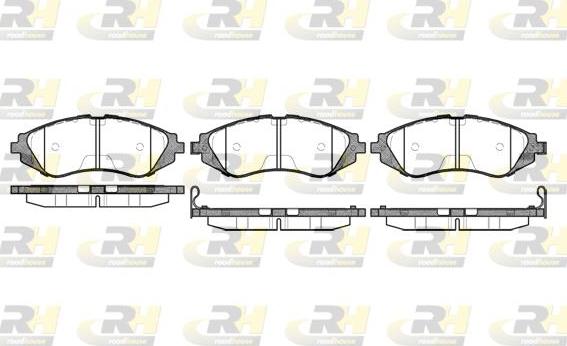 Roadhouse 2645.02 - Kit pastiglie freno, Freno a disco autozon.pro