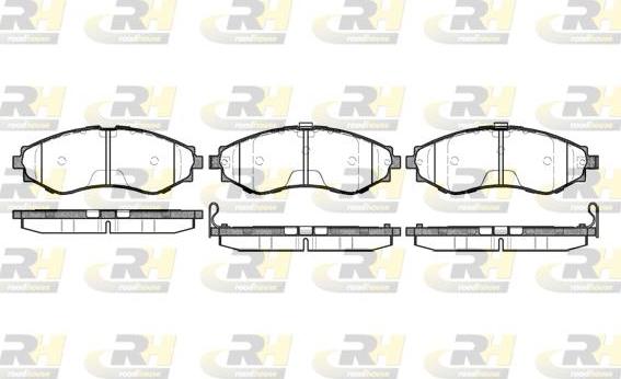 Roadhouse 2645.32 - Kit pastiglie freno, Freno a disco autozon.pro