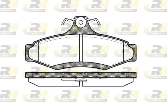 Roadhouse 2646.10 - Kit pastiglie freno, Freno a disco autozon.pro