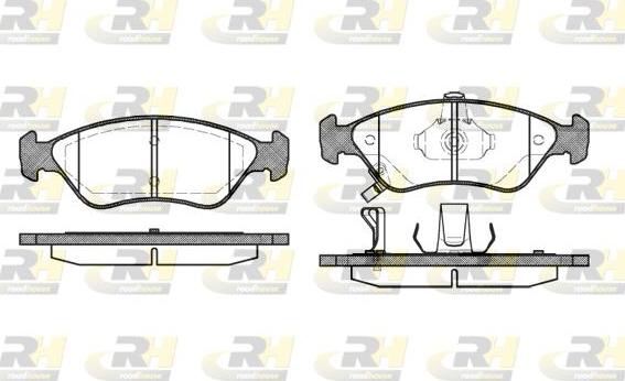 Roadhouse 2648.02 - Kit pastiglie freno, Freno a disco autozon.pro