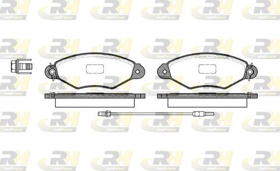 Roadhouse 2643.01 - Kit pastiglie freno, Freno a disco autozon.pro