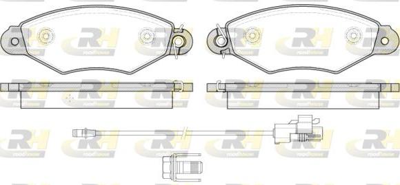 Roadhouse 2643.30 - Kit pastiglie freno, Freno a disco autozon.pro