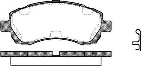 Alpha Brakes HKP-SB-012 - Kit pastiglie freno, Freno a disco autozon.pro