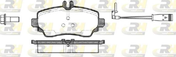 Roadhouse 2650.22 - Kit pastiglie freno, Freno a disco autozon.pro