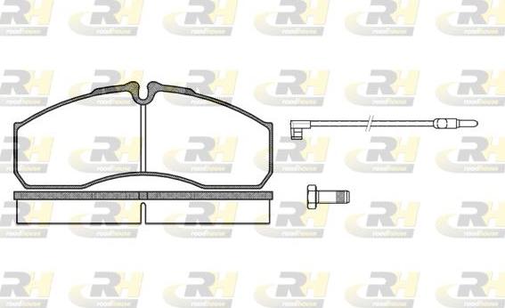 Roadhouse 2651.12 - Kit pastiglie freno, Freno a disco autozon.pro