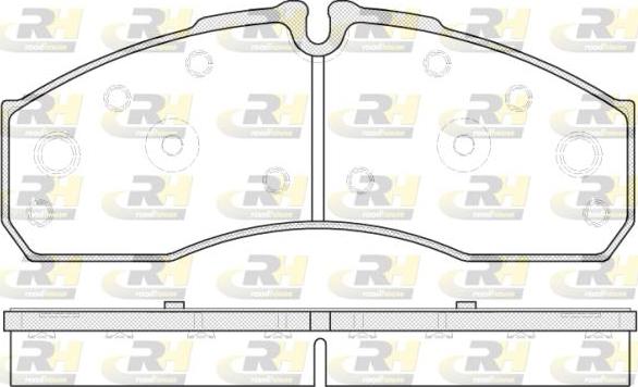 Roadhouse 2651.30 - Kit pastiglie freno, Freno a disco autozon.pro