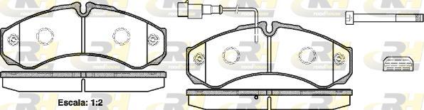 Roadhouse 2651.32 - Kit pastiglie freno, Freno a disco autozon.pro