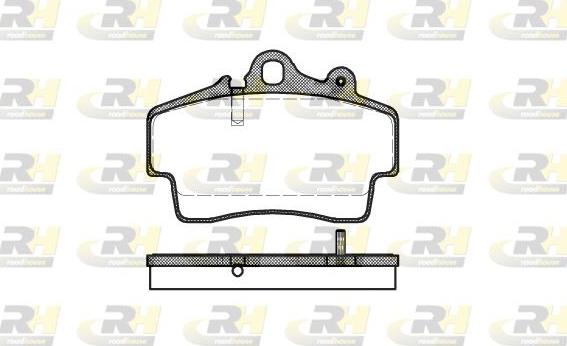 Roadhouse 2653.00 - Kit pastiglie freno, Freno a disco autozon.pro