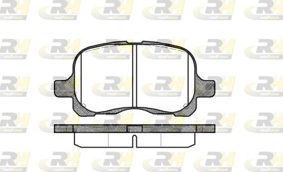 Roadhouse 2652.00 - Kit pastiglie freno, Freno a disco autozon.pro