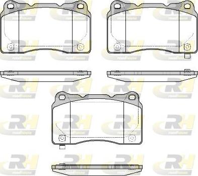 Roadhouse 2666.58 - Kit pastiglie freno, Freno a disco autozon.pro