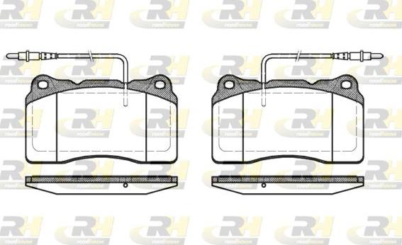 Roadhouse 2666.14 - Kit pastiglie freno, Freno a disco autozon.pro