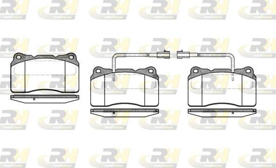 Roadhouse 2666.22 - Kit pastiglie freno, Freno a disco autozon.pro